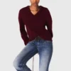 Camisola em mistura de lã