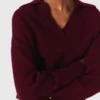 Camisola em mistura de lã