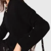 Camisola em mistura de lã