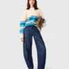 Camisola oversized em mistura de lã