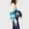 Camisola oversized em mistura de lã