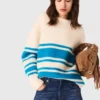 Camisola oversized em mistura de lã