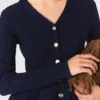 Casaco com peplum na cintura