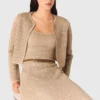 Casaco de malha com strass