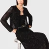 Casaco de malha com strass