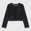 Casaco de malha com strass