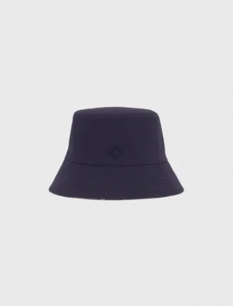 Chapéu de pescador reversível com estampado de frutas