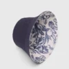 Chapéu de pescador reversível com estampado de frutas