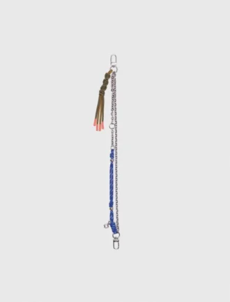 Charms para bolsas em mistura de corrente e cordão