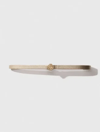 Cinto fino com fivela Clover