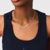 Colar Cascata com diamantes