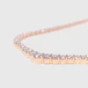 Colar Cascata com diamantes