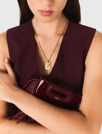 Colar com placa do signo do zodíaco