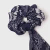 Elástico para cabelo estampado com sarja
