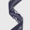 Elástico para cabelo estampado com sarja