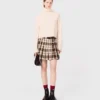 Kilt xadrez com strass