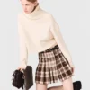 Kilt xadrez com strass