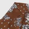 Lenço de seda com estampado bandana