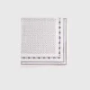 Lenço de seda estampado 90×90