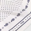 Lenço de seda estampado 90×90