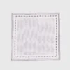 Lenço de seda estampado 90×90