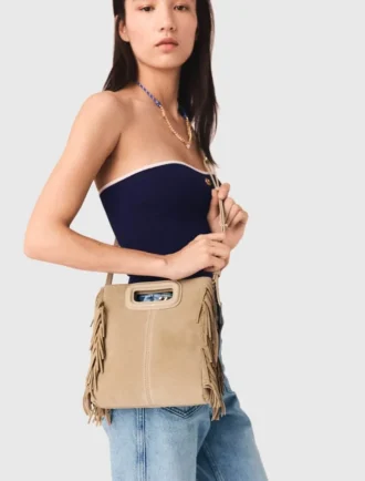 M Bag em camurça