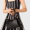 M Bag Mini com alça dourada