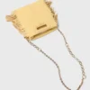 M Bag Mini em pele mate craquelada