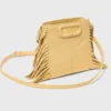 M Bag Mini em pele mate craquelada