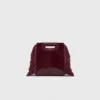 Mala M Mini Bag em couro envernizado