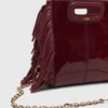 Mala M Mini Bag em couro envernizado