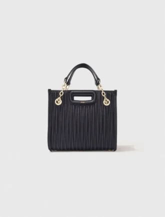 Mini bolsa de couro acolchoada
