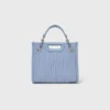 Mini bolsa de couro acolchoada