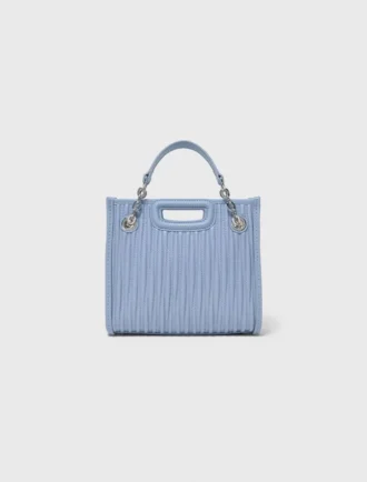 Mini bolsa de couro acolchoada