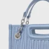 Mini bolsa de couro acolchoada