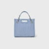 Mini bolsa de couro acolchoada