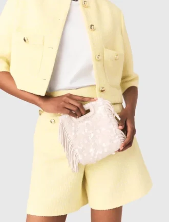 Mini-bolsa M com lantejoulas