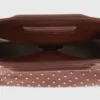 Mini-bolsa M em pele com tachas