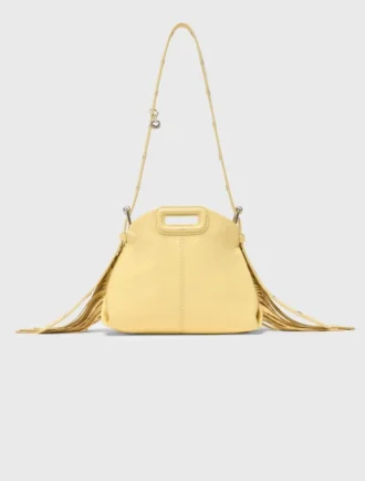 Mini-bolsa Miss M com efeito craquelado mate