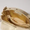 Mini-bolsa Miss M em couro metalizado