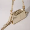 Mini-bolsa Miss M em couro metalizado