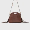 Mini-bolsa Miss M em couro vintage