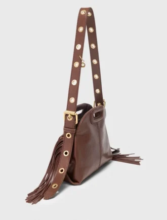 Mini-bolsa Miss M em couro vintage