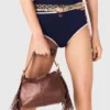 Mini-bolsa Miss M em couro vintage