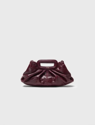 Mini Clutch Milpli em couro craquelado