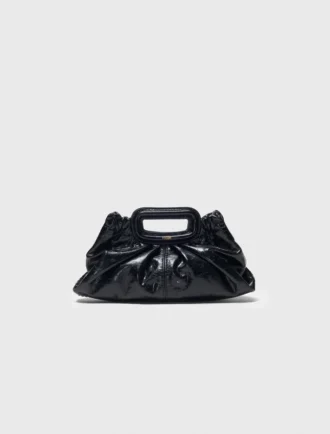 Mini Clutch Milpli em couro craquelado