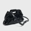 Mini Clutch Milpli em couro craquelado