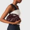Mini Clutch Milpli em couro craquelado