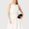 Mini Clutch Milpli em couro craquelado