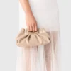 Mini Clutch Milpli em couro Naplak